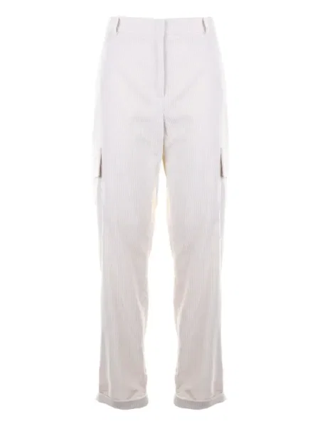 Pantaloni cargo Eleventy cu dungi
