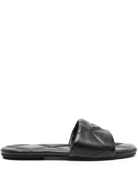 Sandale Emporio Armani din piele negru