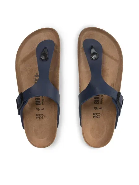 Japonki Birkenstock niebieskie