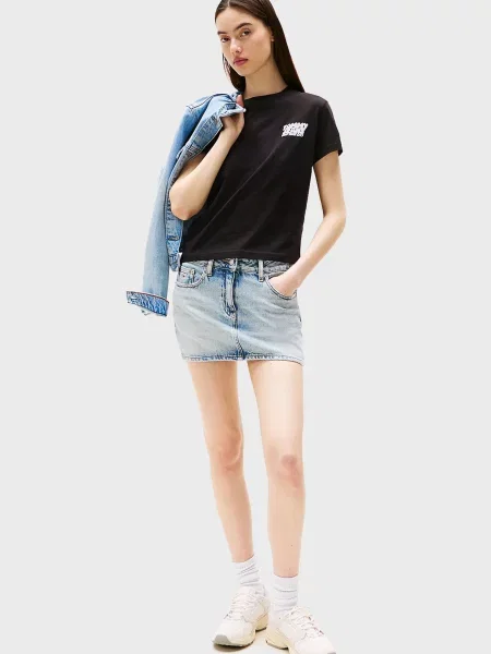 Футболка Tommy Jeans чорна