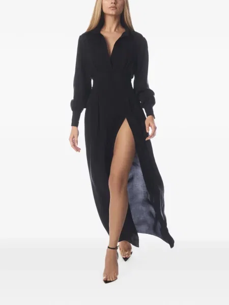 Rochie maxi Tessitura Body Couture negru