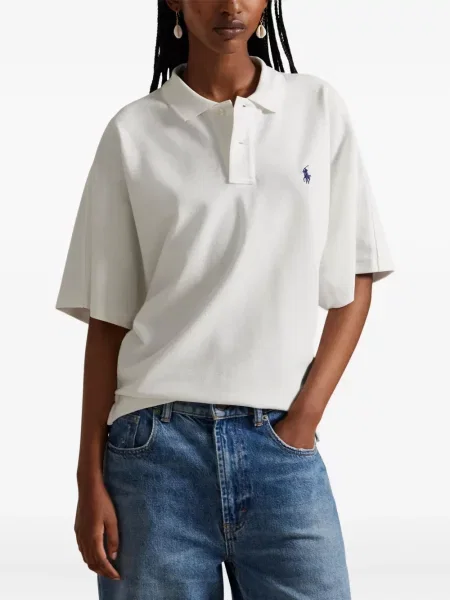 Μικρός πλεκτά σορτς Polo Ralph Lauren με κέντημα λευκό