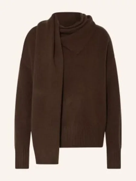 Leger Studio Svetr Helga tmavě hnědá