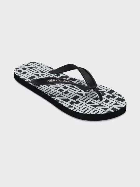 Шлепанцы Armani Exchange черные