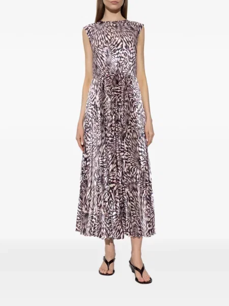 Rochie midi Ulla Johnson cu imagine negru