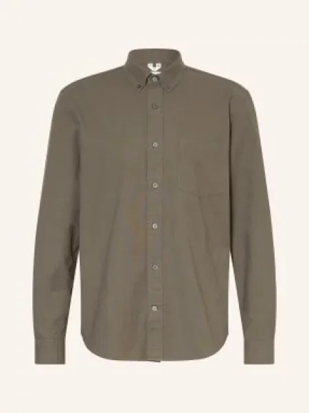 Arket Oxfordská Košile Regular Fit khaki