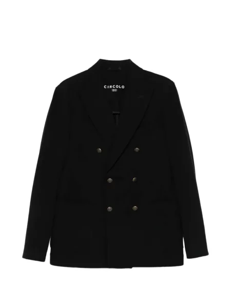 Geacă Circolo 1901 cu două rânduri de nasturi negru