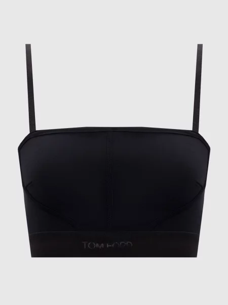 Топ з візерунком логотипа Tom Ford чорний