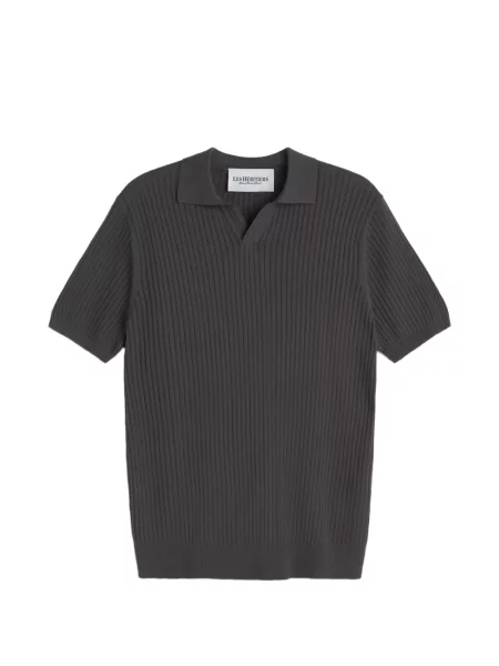 Tricou Les Héritiers cu nervuri gri