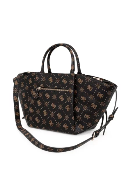 Geantă shopper Guess cu imagine negru
