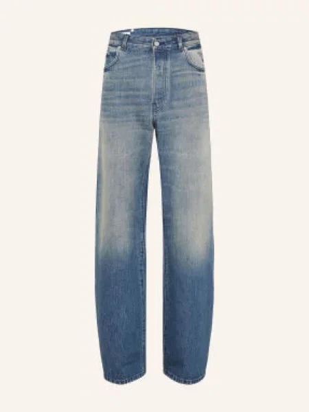 Dries Van Noten Jeansy O Luźnym Kroju blau niebieskie