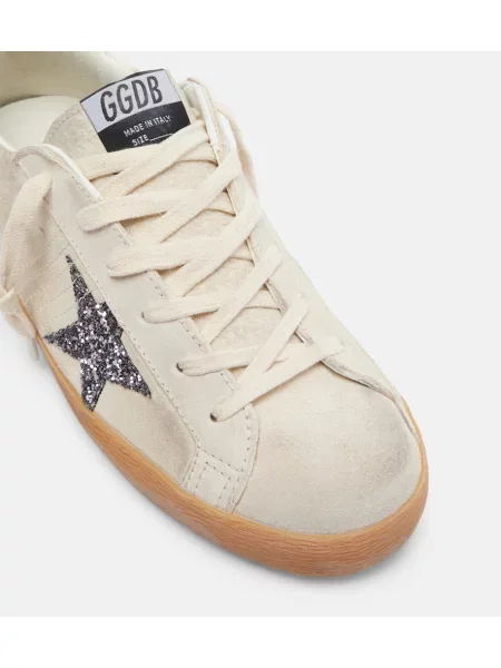 Semišové tenisky Golden Goose béžová