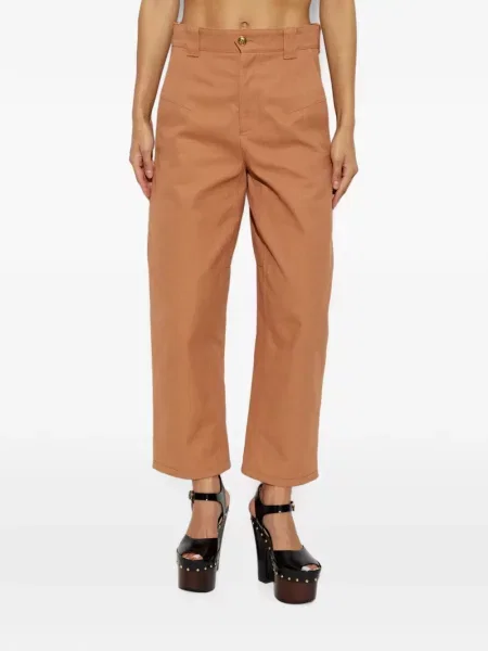 Pantaloni Chloé roz