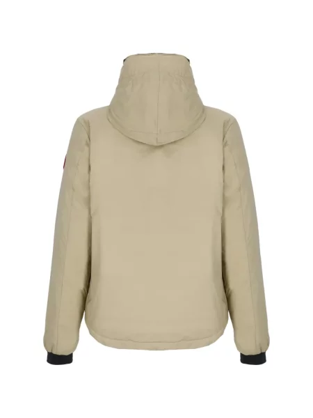 Geacă Canada Goose cu glugă cu autograf