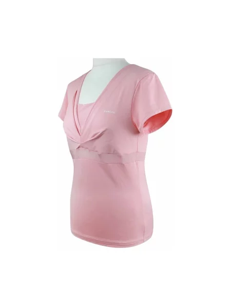 Polo majica Reebok Sport ružičasta