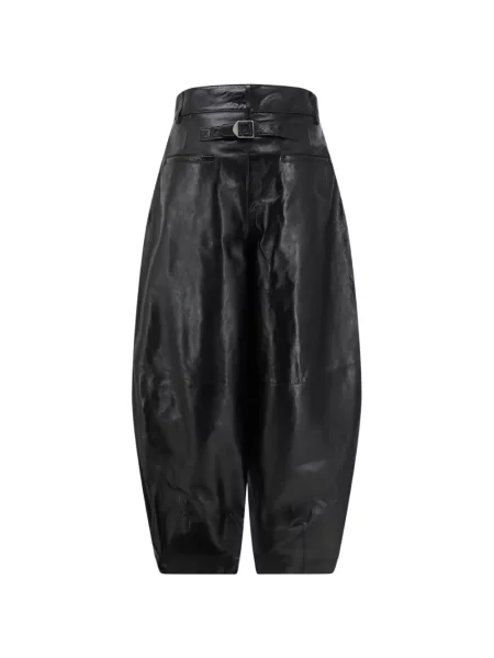 Pantaloni Soeur din piele negru