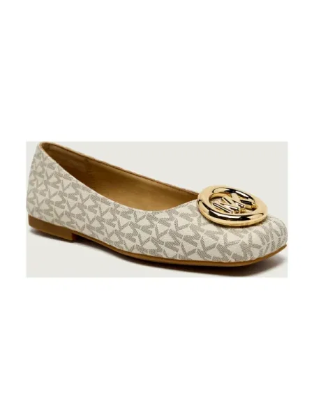 Michael Kors Balerina MILAN bőr hozzáadásával bézs