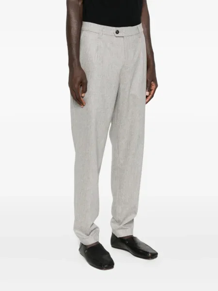Pantaloni Eleventy plisate gri
