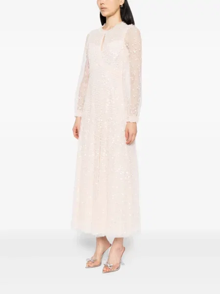 Rochie Needle & Thread cu paiete de costum roz