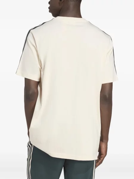 Pantaloni scurți Adidas cu șireturi din dantelă cu dungi maro
