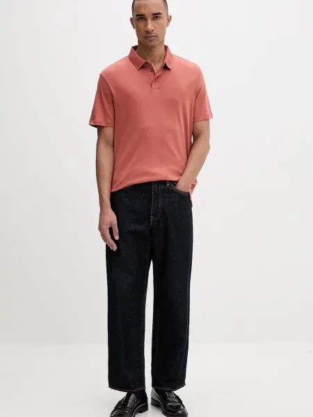 Calvin Klein polo majica oranžna