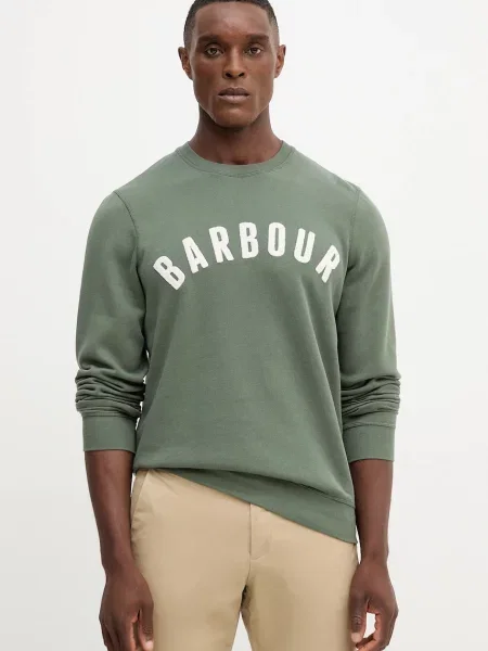 Barbour bluza melanżowa zielony
