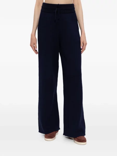 Pantaloni Kenzo cu cordon albastru