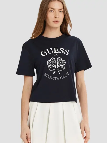 Футболка GUESS темно-синій синя
