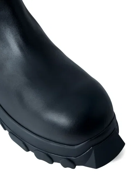 Botine chelsea Rick Owens din piele negru