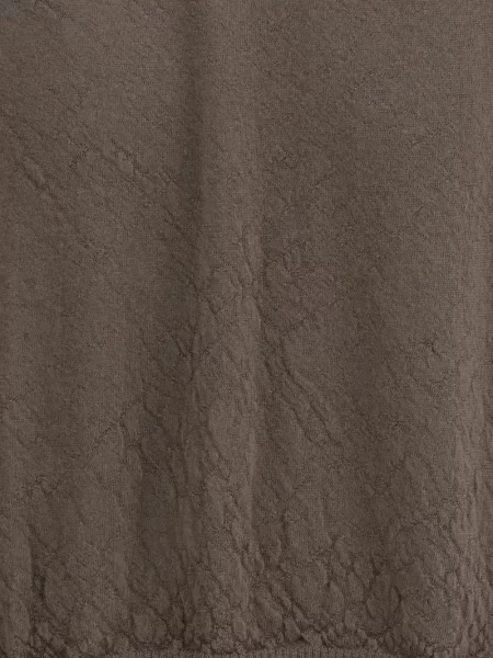 Top Rick Owens cu decolteu în V maro