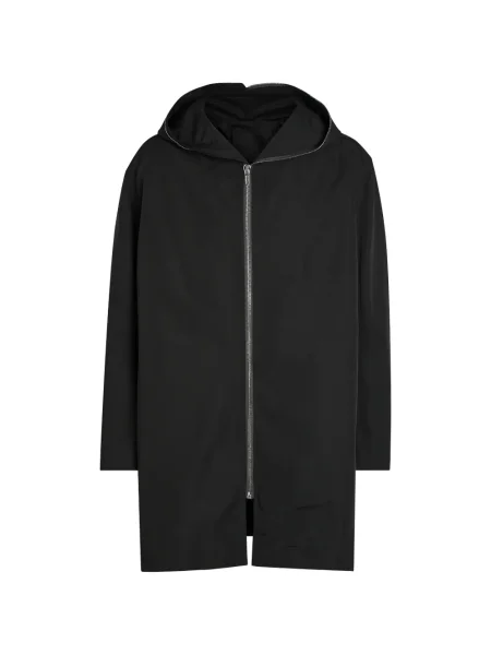 Geacă Rick Owens cu glugă negru