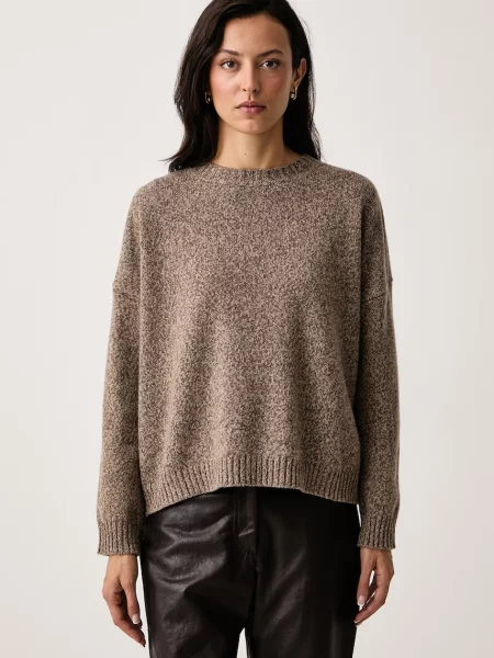 Weekend Max Mara pulover pentru femei din lână WKDSIBARI maro