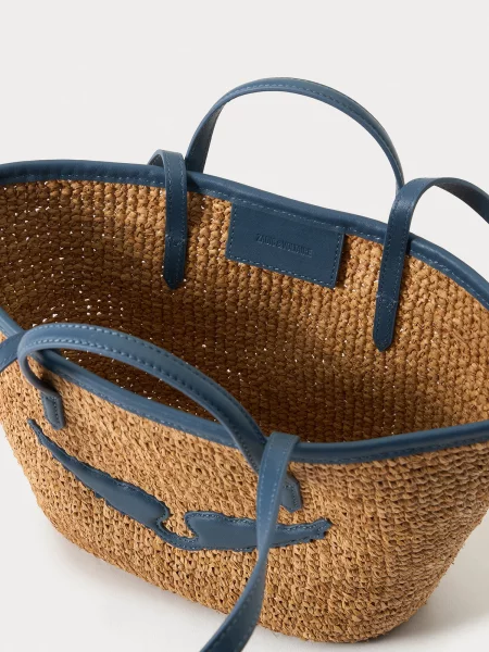 Zadig & Voltaire Kabelka MINI WINGS tmavomodrá / sépiová