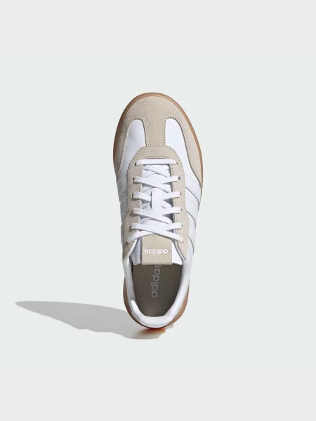 Кожаные кроссовки Adidas белые