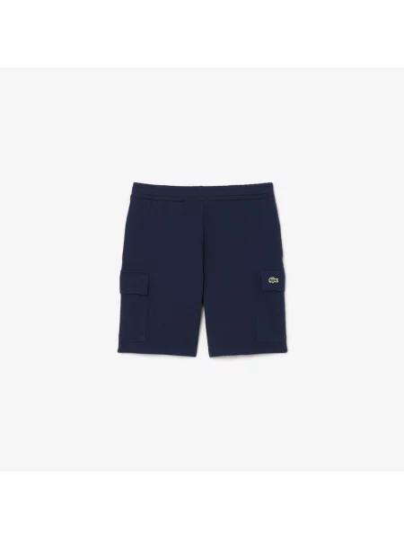 Lacoste Szorty Cargo Z Polaru granatowy