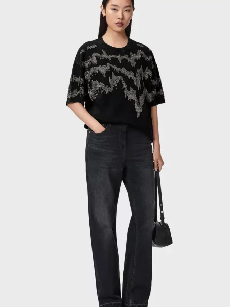 Футболка Allsaints чорна