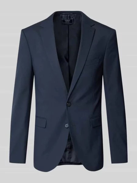 Marynarka na 2 o kroju slim fit z kieszenią z patką Mcneal granatowa