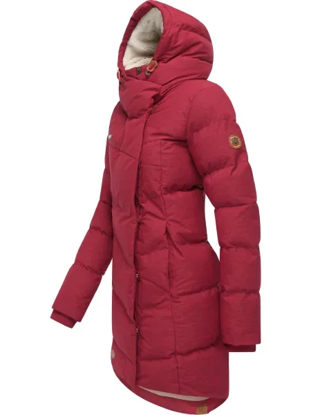 Ragwear Palton de iarnă Pavla rubiniu
