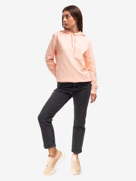 Кофта A.P.C. Hoodie Item F з капюшоном однотонна помаранчевий