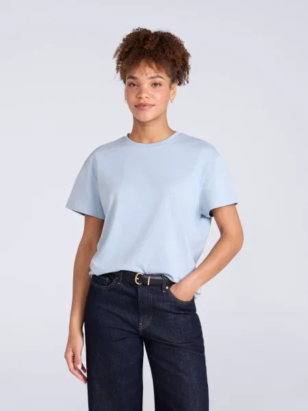 Grace koszulka o wysokiej gramaturze Blue niebieska