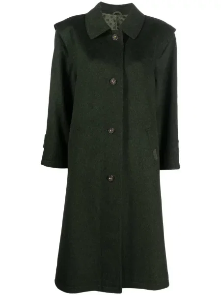 Plisovaný retro kabát A.n.g.e.l.o. Vintage Cult zelený