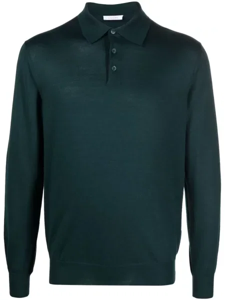 Polo Cruciani tricotate verde