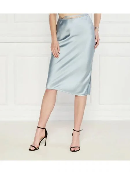 Karl Lagerfeld Fustă karl charm soft skirt albastru