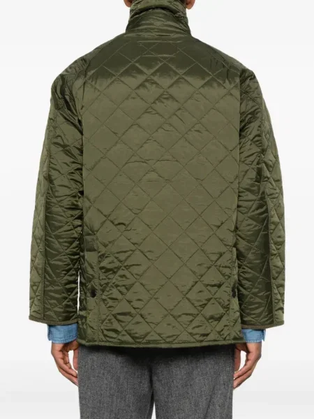 Palton Barbour de catifea cord verde