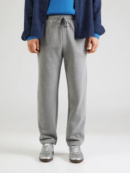 Pantaloni sport Gap cu autograf negru