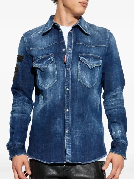 Cămașă Dsquared2 albastru