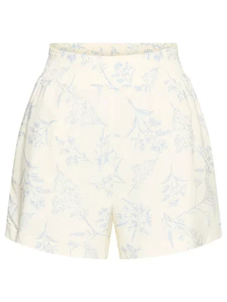LASCANA Pantaloni de pijama ecru / deschis albastru