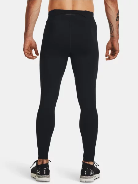 Pánske bežecké legíny Under Armour Qualifier Elite black/steel/reflective čierna
