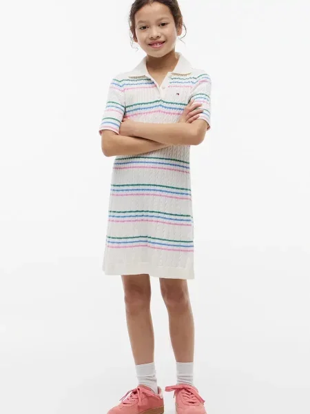 Tommy Hilfiger rochie de vară din alb