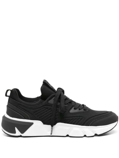 Sneakerși Calvin Klein tricotate negru